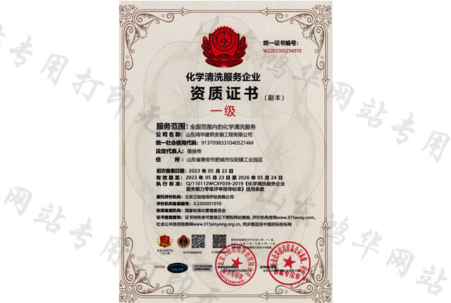17化学清洗
